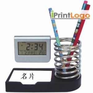 DESK PEN HOLDER CLOCK-IGT-3953